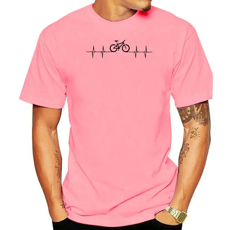

Summer Fashion Hot Sale Men T Shirt Cyclist Biker Biking Cycle Heart Enthusiast Hobby Mens Womens Cotton T-Shirt Cool Tees Tops