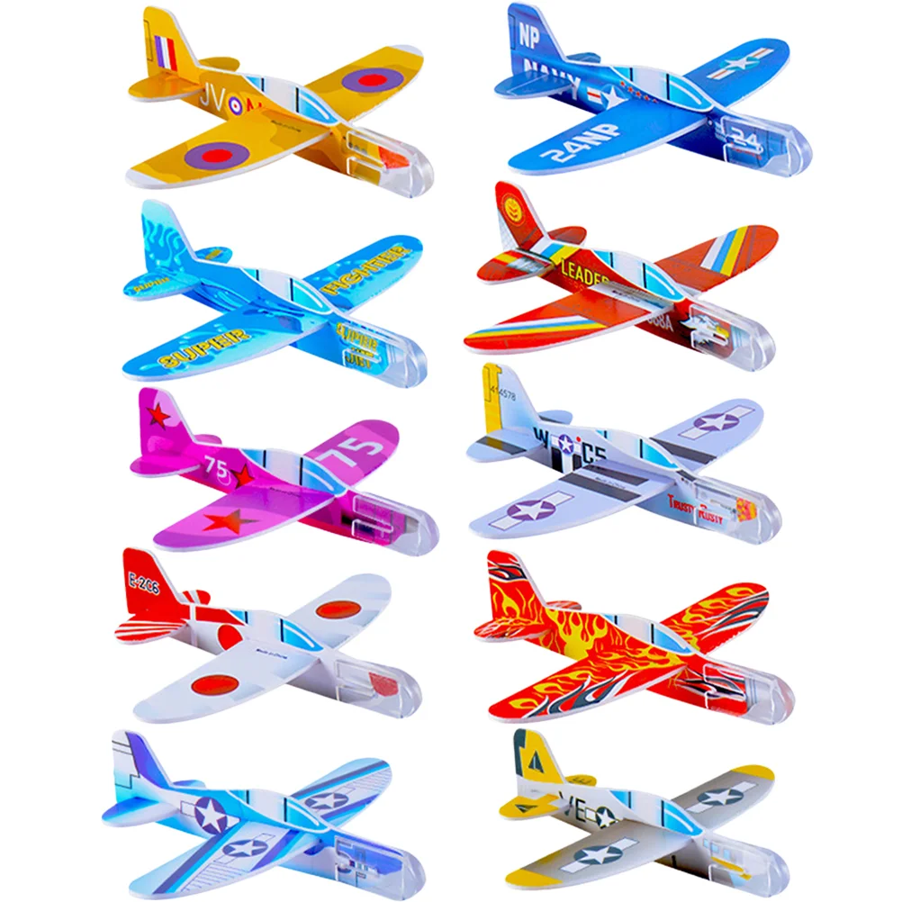 

32pcs Portable Small Airplane Toys Children Science Project Small Glider Model Outdoor Owing Mini Airplane Toy