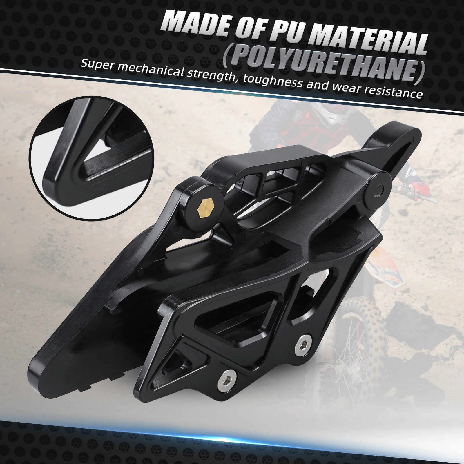 Для KTM EXC 300 2024 защитный задний направляющий слайдер цепи эксклюзивный 150 500 SX Φ XC 125