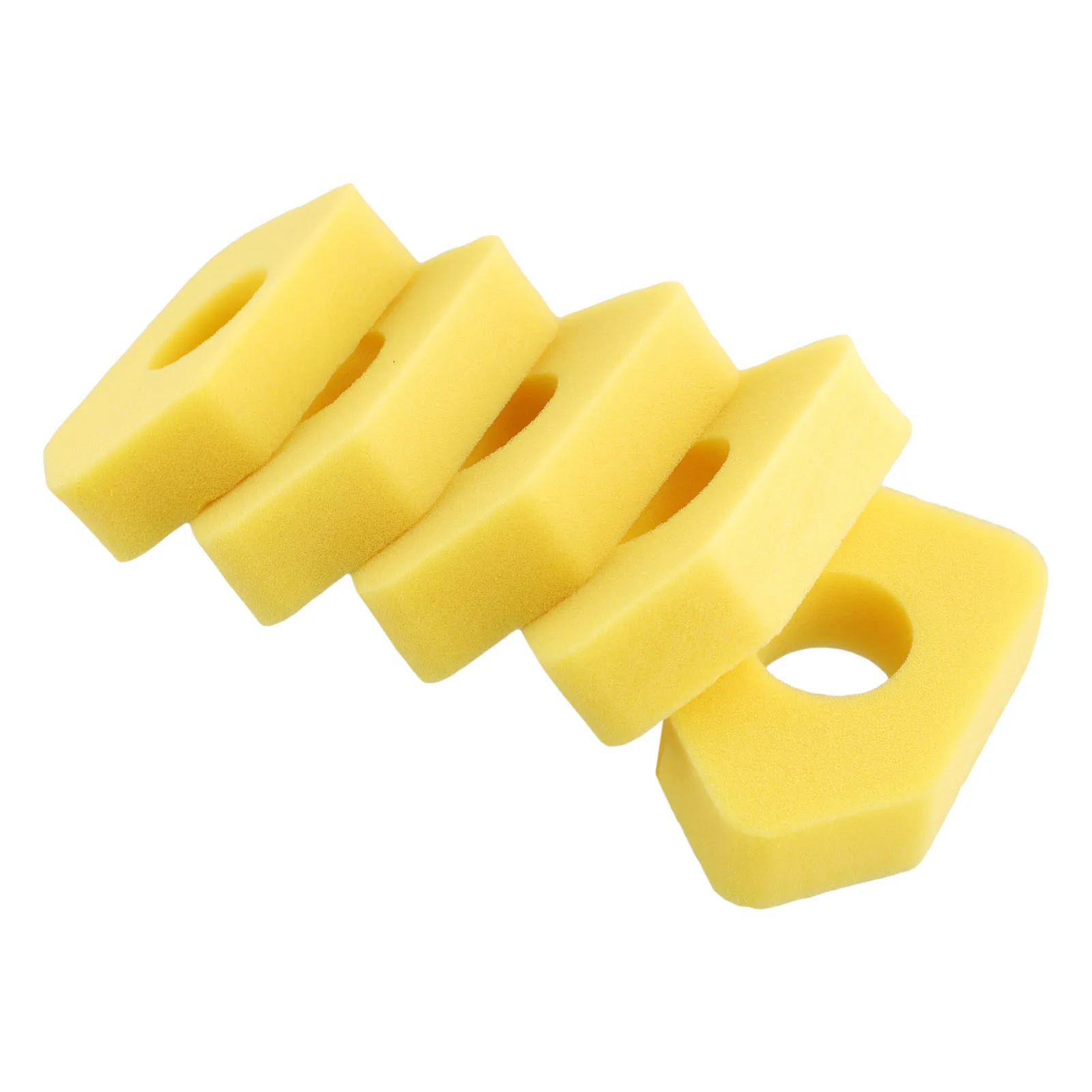 

5шт желтые воздушные фильтры для Briggs-Stratton 698369 5088D 5088H 5086K 4216 5099 Садовые воздушные фильтры Запчасти для газонокосилок