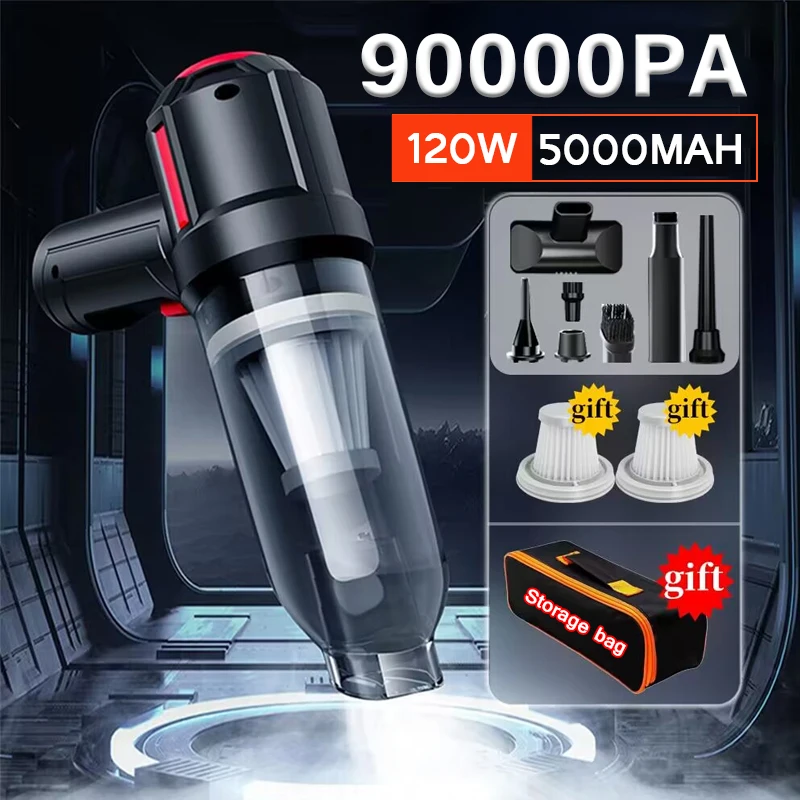 

3 In 1 Wireless Portable Mini Vacuum Cleaner Powerful Handheld Car Vacuum Cleaner For Car & Home Applicance Keyboard Cleaning