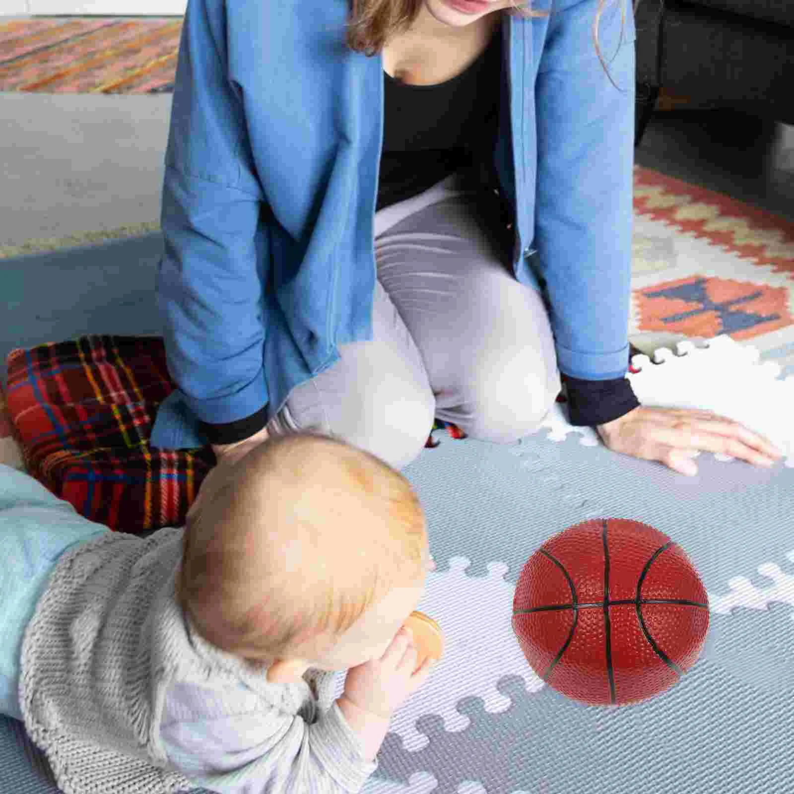 

1 шт. баскетбол, Баскетбол для малышей, красочный детский баскетбольный резиновый баскетбольный мяч для детей, баскетбольные мячи для подростков ()