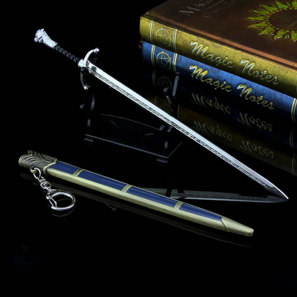 

Game TV Series Peripherals of Thrones Weapon Longclaw Medium Dragonbone Weapon Keychain Model Samurai Sword Knife Kids Gift Toys