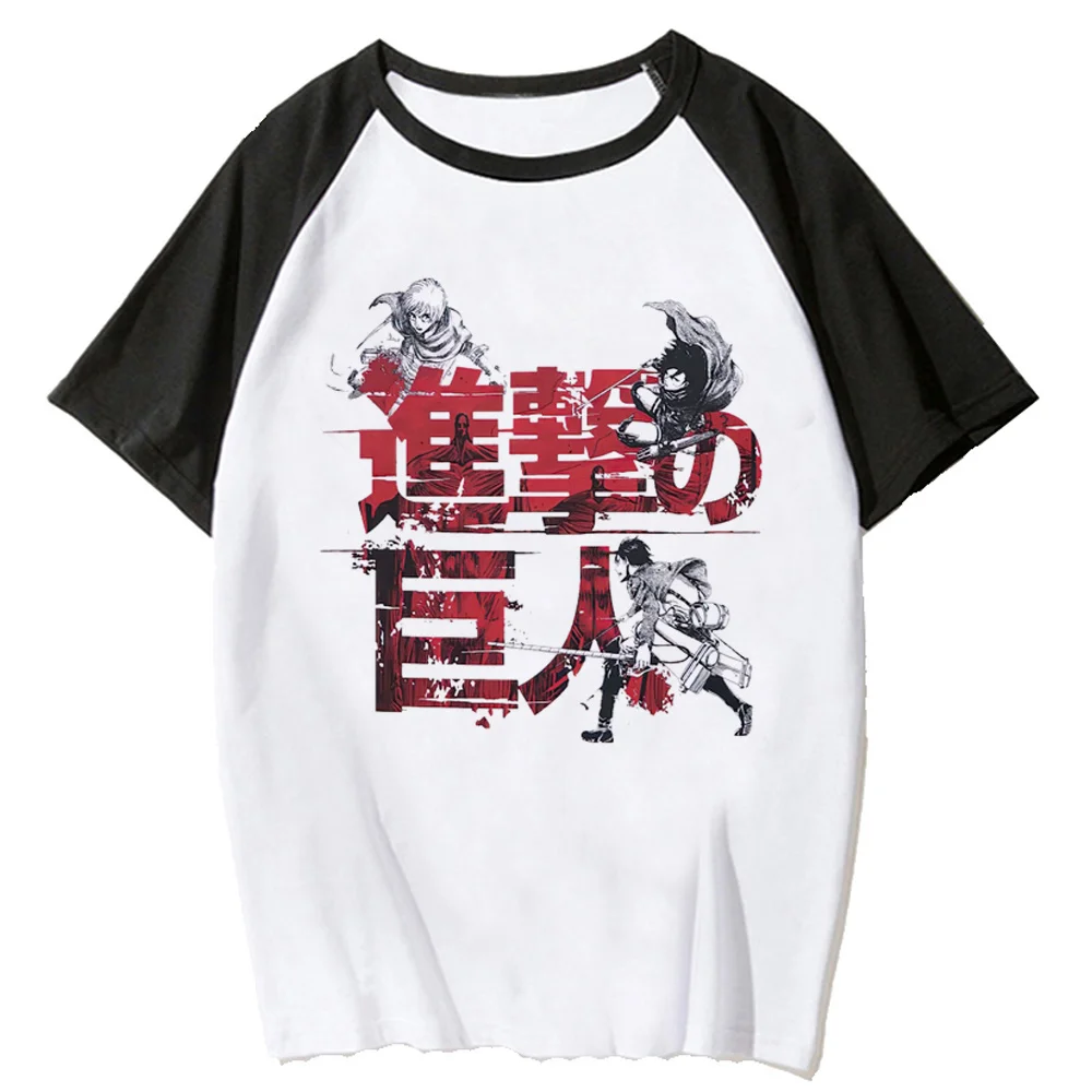 

Женская футболка с принтом «атака на Титанов»