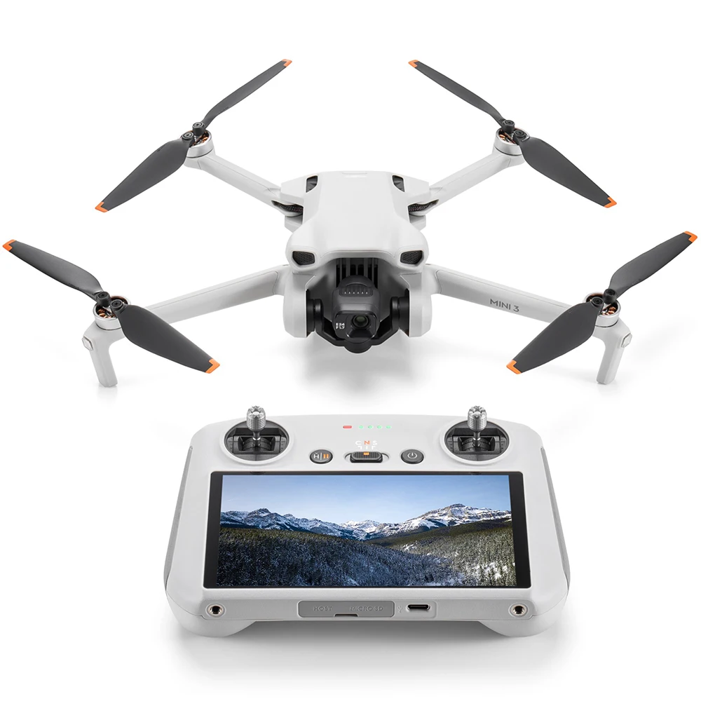 

DJI Mini 3 RC Beginner-Friendly Easy-To-Fly Under 249 g 4K HDR Video True Vertical Shooting 38/51-min Extended Battery Life