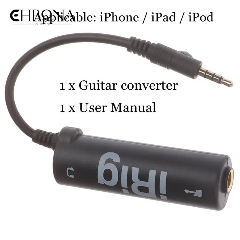 

1Pc Guitar Interface I-Rig Converter Replacement Guitar For Phone Instrument Guitar Converters