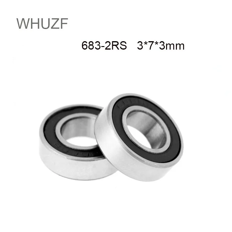 WHUZF Бесплатная доставка 20/50/100 шт. 683-2Z шарикоподшипник 3*7*3 мм Стандартные открытые подшипники с глубоким желобом 683K 618 1000083
