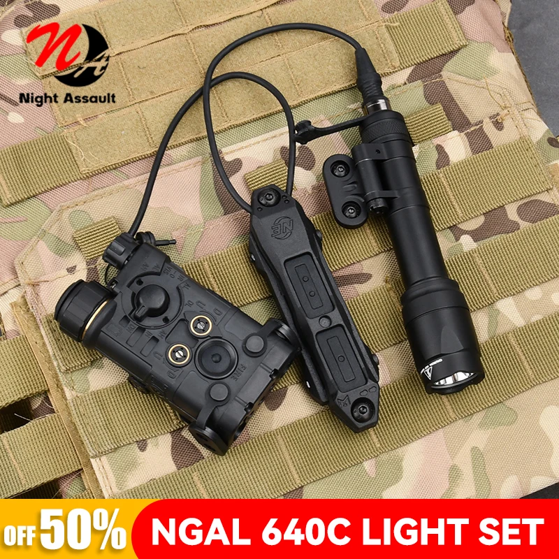 WADSN Тактический NGAL Красный Зеленый Синий Индикатор Surefire M340A M640C Охотничий