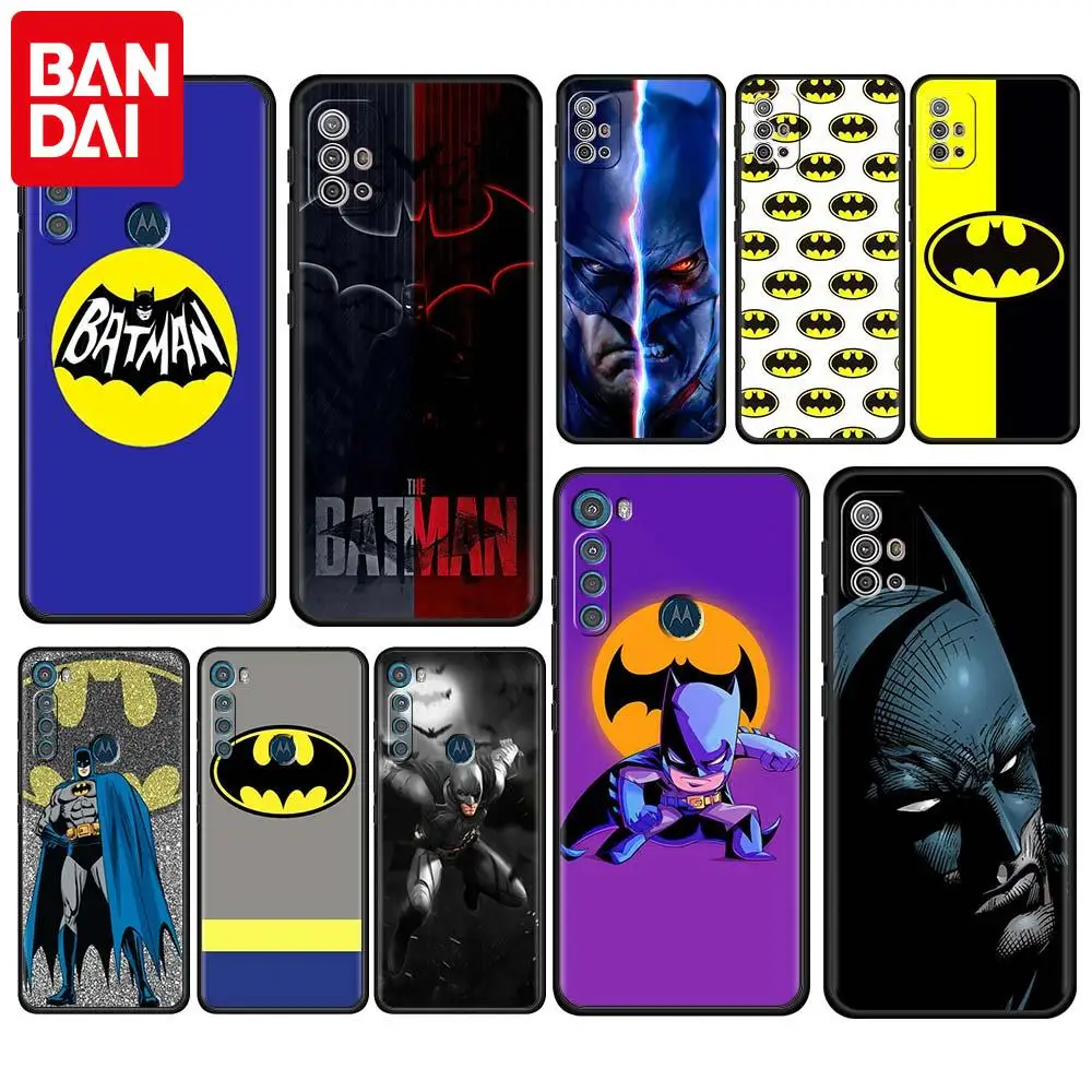 

Batman Hero Soft Case for Motorola Moto G30 G9Play One Fusion G8Power Black Waterproof Phone Funda E6s G60 G50 Cover