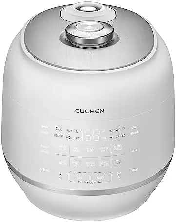 

6 Cup 2.1 High-Pressure Induction Heating Rice Cooker and Warmer, Full Stainless Power Lock System, Auto Steam , Voice Guide,