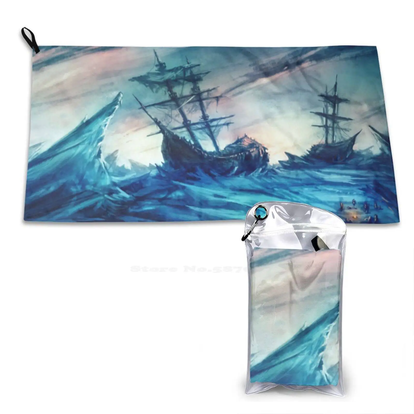 Travel Arctic Winter Expedition Cold Landscape Ships Terror Erebus Blue Ice
