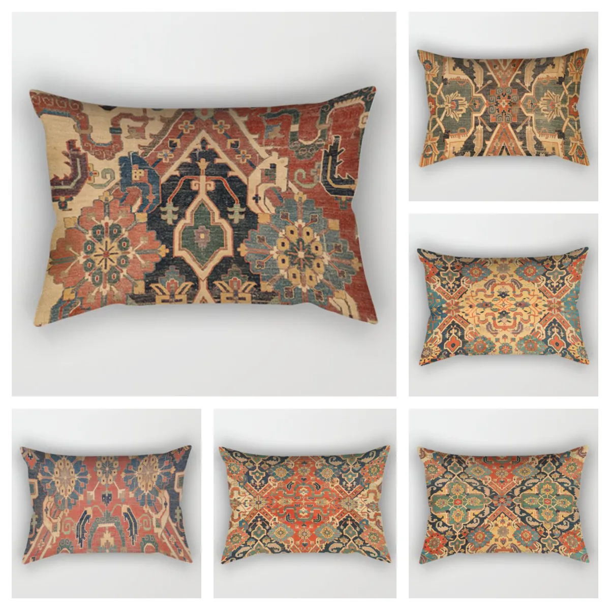 

Moroccan Ethnic Pillowcase Decoration Home Decoration Living Room Sofa Cushion Cover 30*50 Bohemian Waist Pillowcase 40*60
