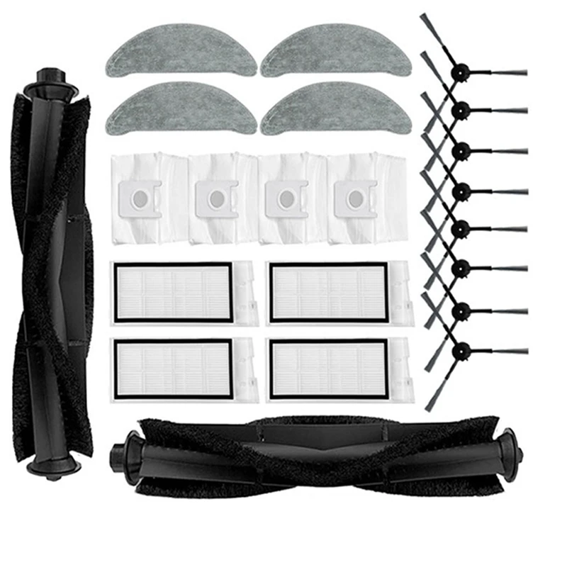 

Main Side Brush Filter Mop Cloth And Dust Bag Replacement Accessories For Xiaomi Roidmi Eve Plus SDJ01RM Vacuum Cleaner