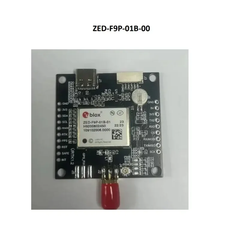 ZED-F9P-01B-01 Отличная плата GNSS работает последовательный I2C ESP32 с управлением и SPI UM980