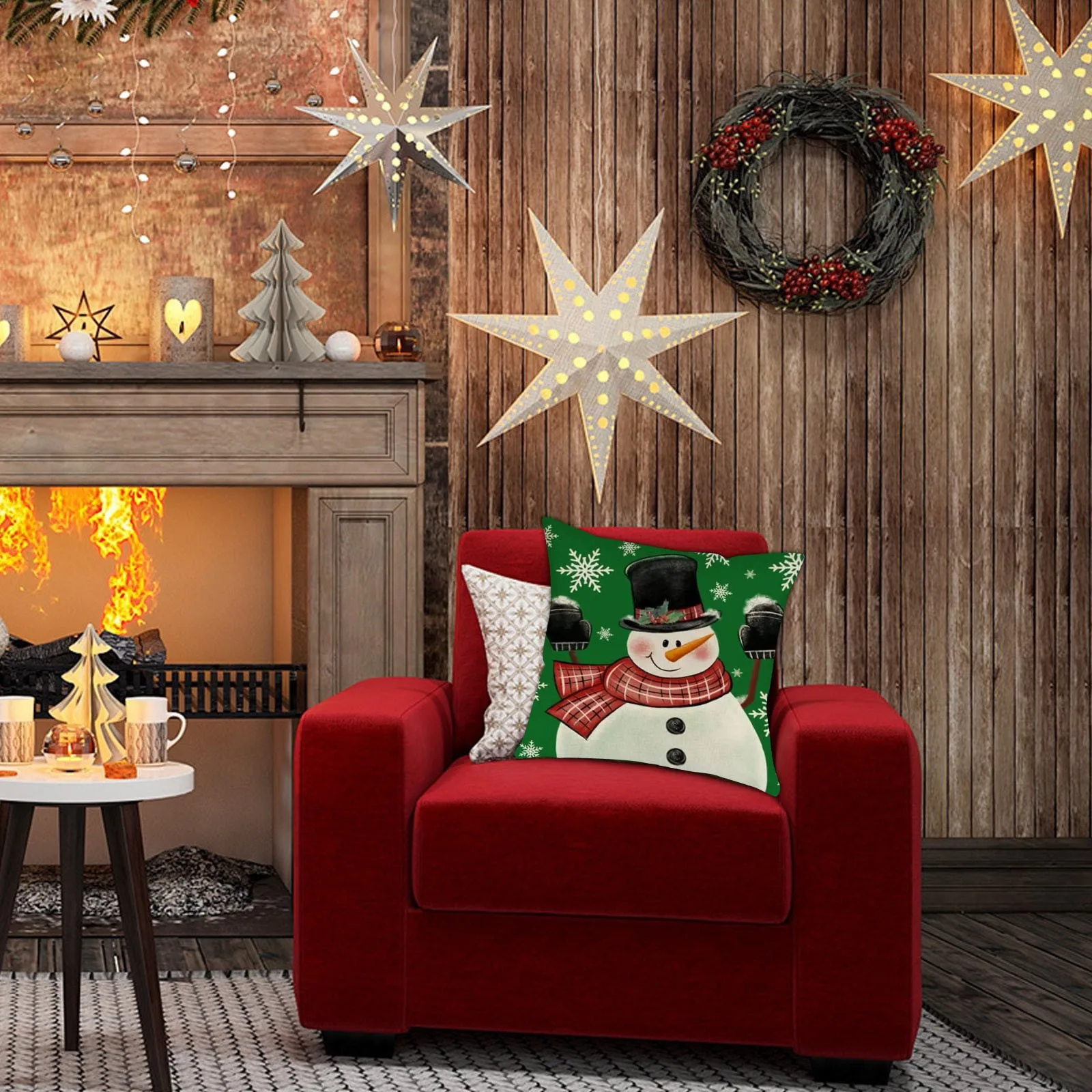 

Рождественская наволочка для гостиной, дивана, спальни, декоративная наволочка