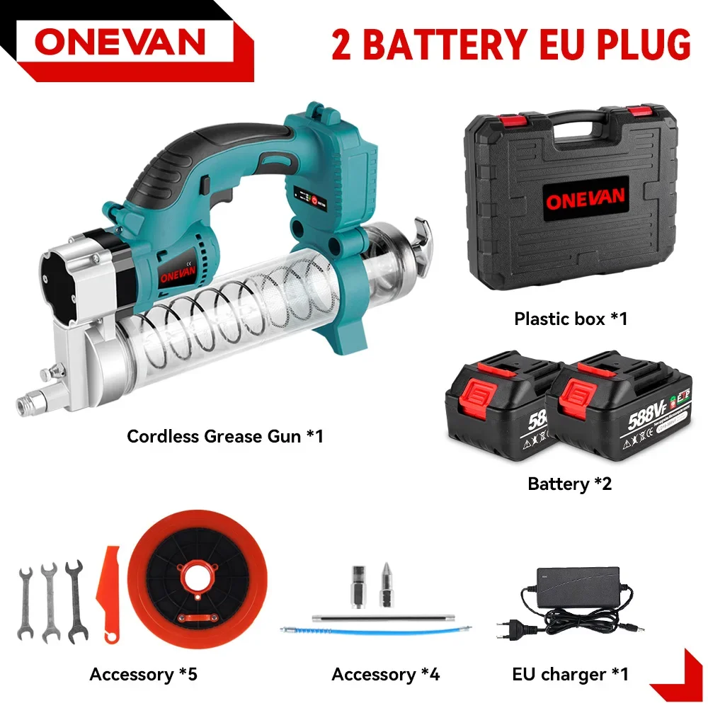 

ONEVAN 10000PSL Беспроводная электрическая смазка