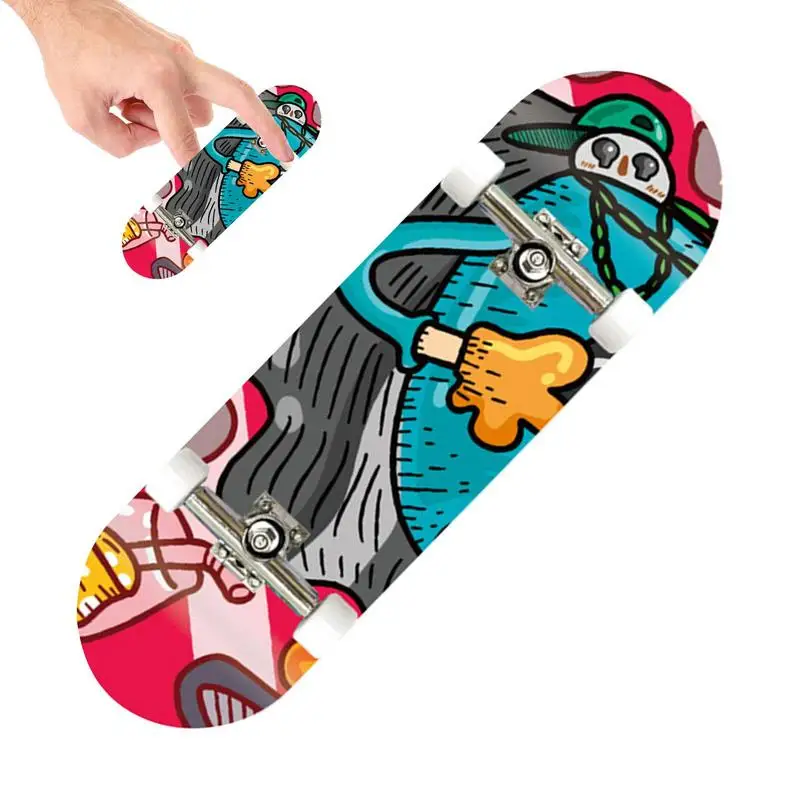 

Mini Skateboards For Fingers Small Children Maple Fingertip Toy Cute Kids Finger Sports For Enhancing Practical Ability