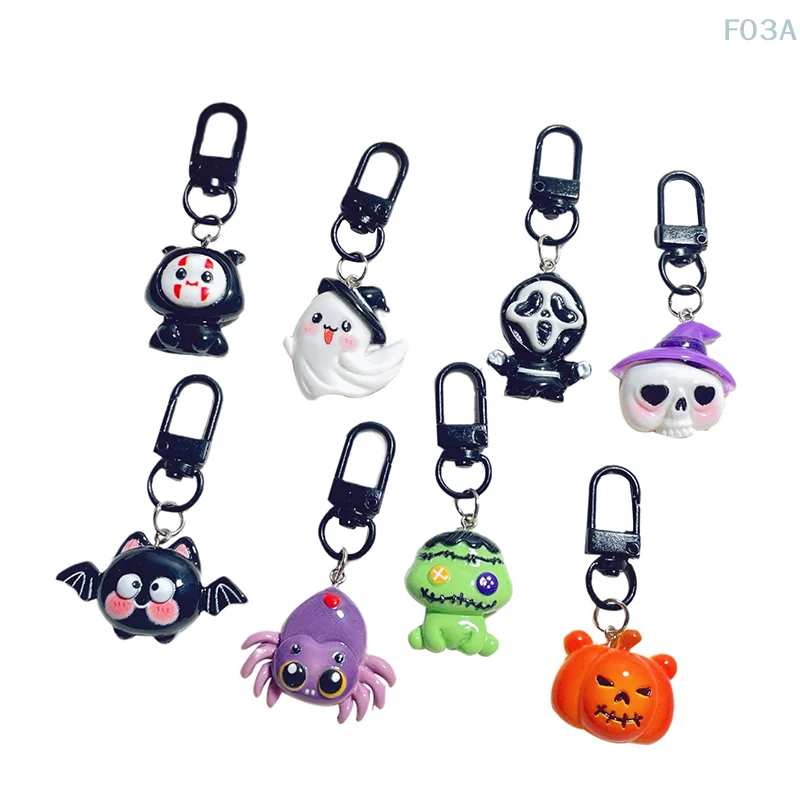 1 шт. Kawaii смола летучая мышь паук скелет тыква подвески ремесла DIY серьги брелок