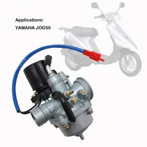 Carburador de scooter, carburador PZ19J 19 mm de substituição para motos Jog  50 50cc 1E40QMB 2 tempos