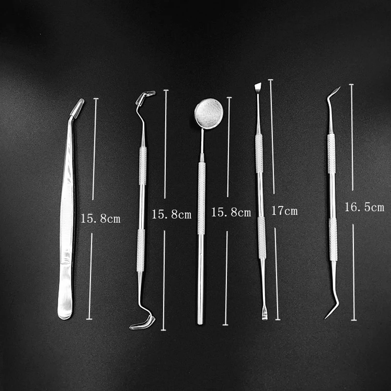 Набор Для Ухода За Зубами С Пинцетом Из Нержавеющей Стали Стоматологическое