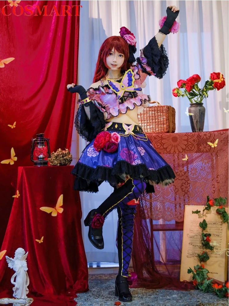 Козарт айксу! Серия Shibuki Ran розы комплект косплей костюм игры искусственная