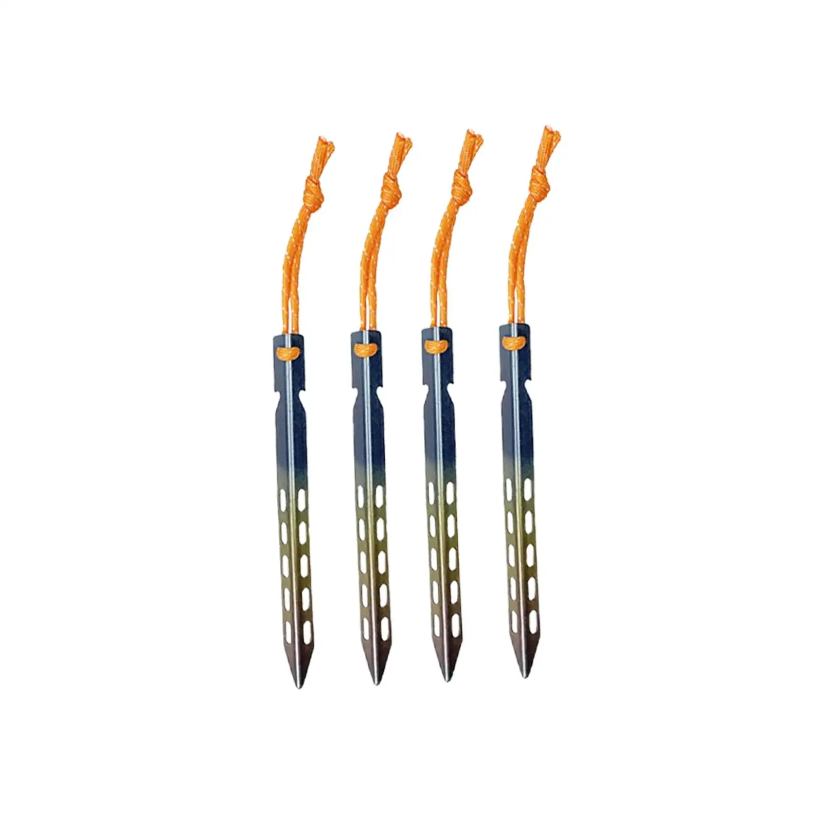 4 шт. гвозди для кемпинговой палатки наземные колья небьющиеся гибкие легкие