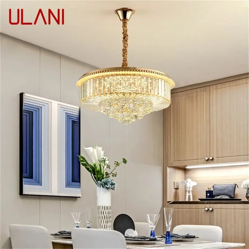 

ULANI Gold Chandelier Lamp Fixtures Pendant Light Postmodern Luxury Home LED for Living Dining Room