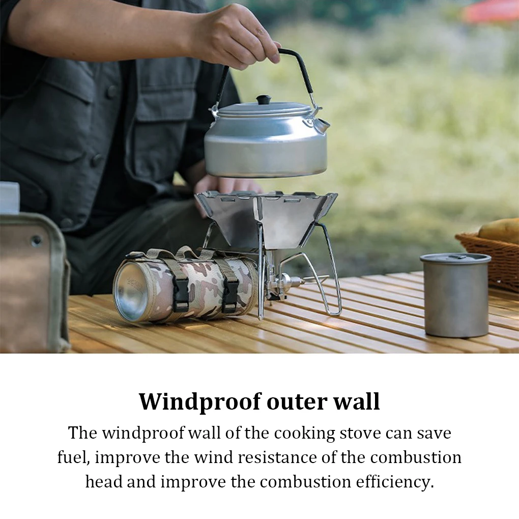 

Outdoor Stove Windscreen Burner Windshield Backpacking Cookware Protector