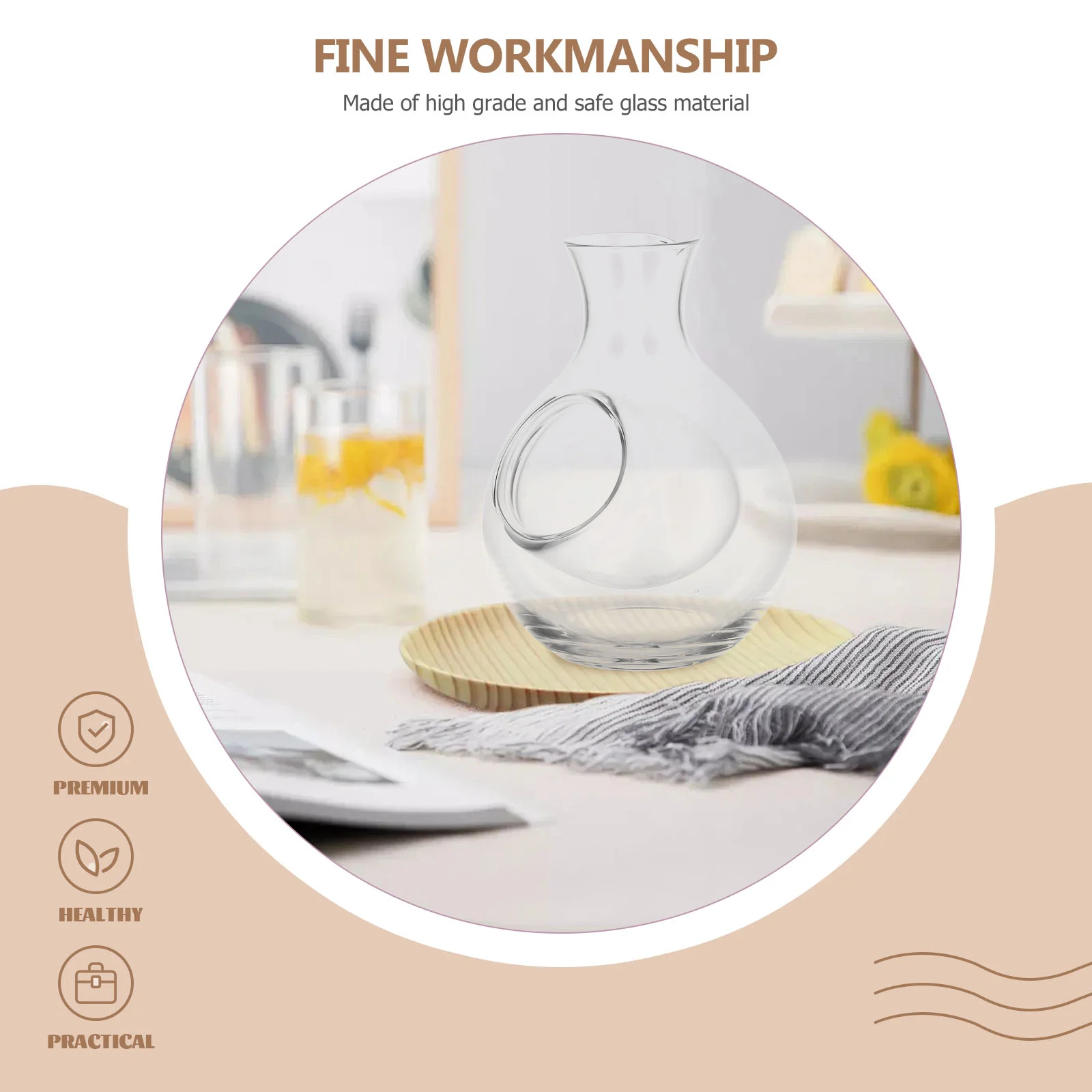 Кувшин для льда Miss Диспенсер воды Воронка Сок Бессвинцовый стеклянный фильтр