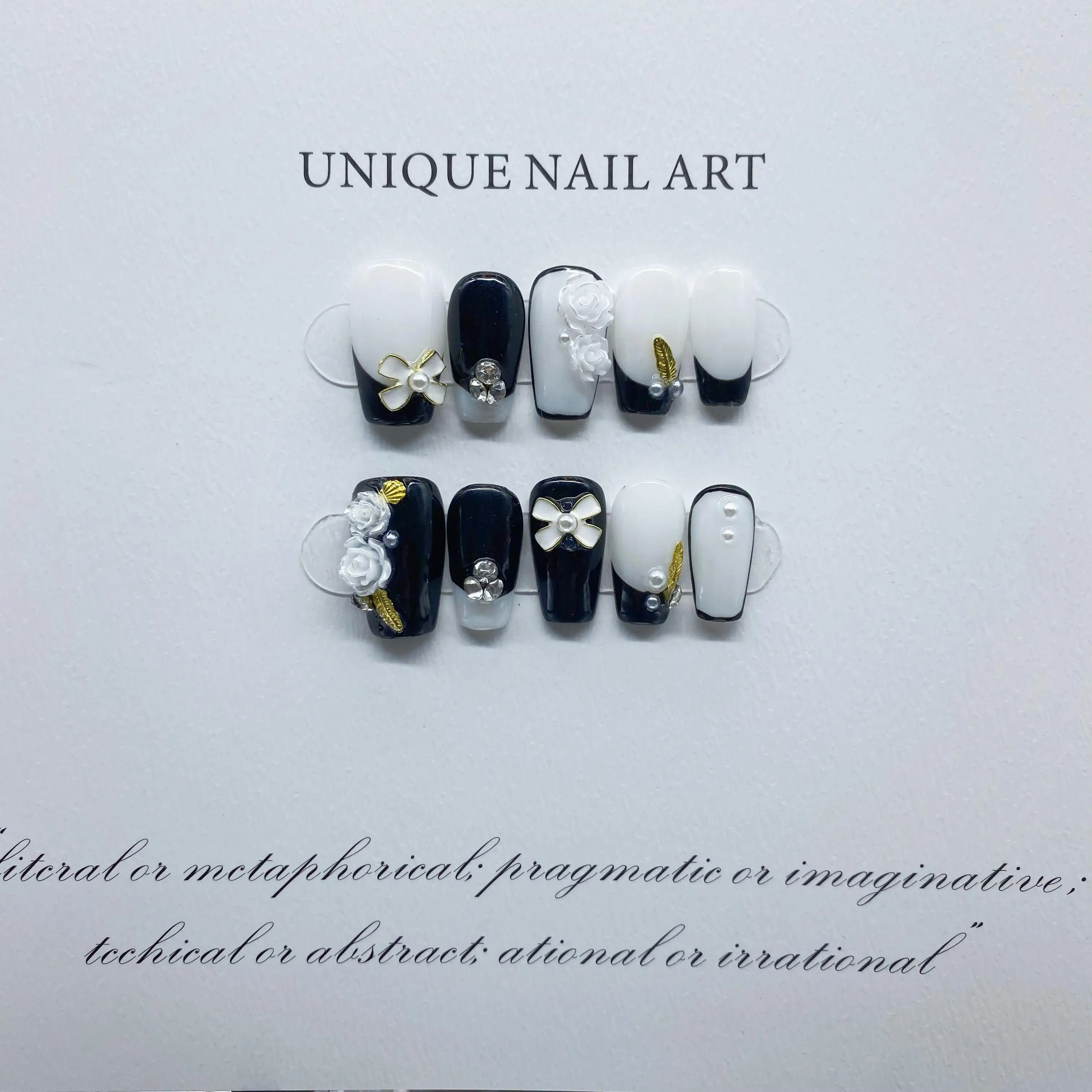 Французская камелия Noir Elegance Съемный отбеливающий съемный многоразовый