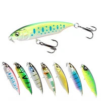 mini sinking pencil lures 5 5g59mm swimbait artificial fake hard bait with hook fishing pike trout tackle fishing accessories