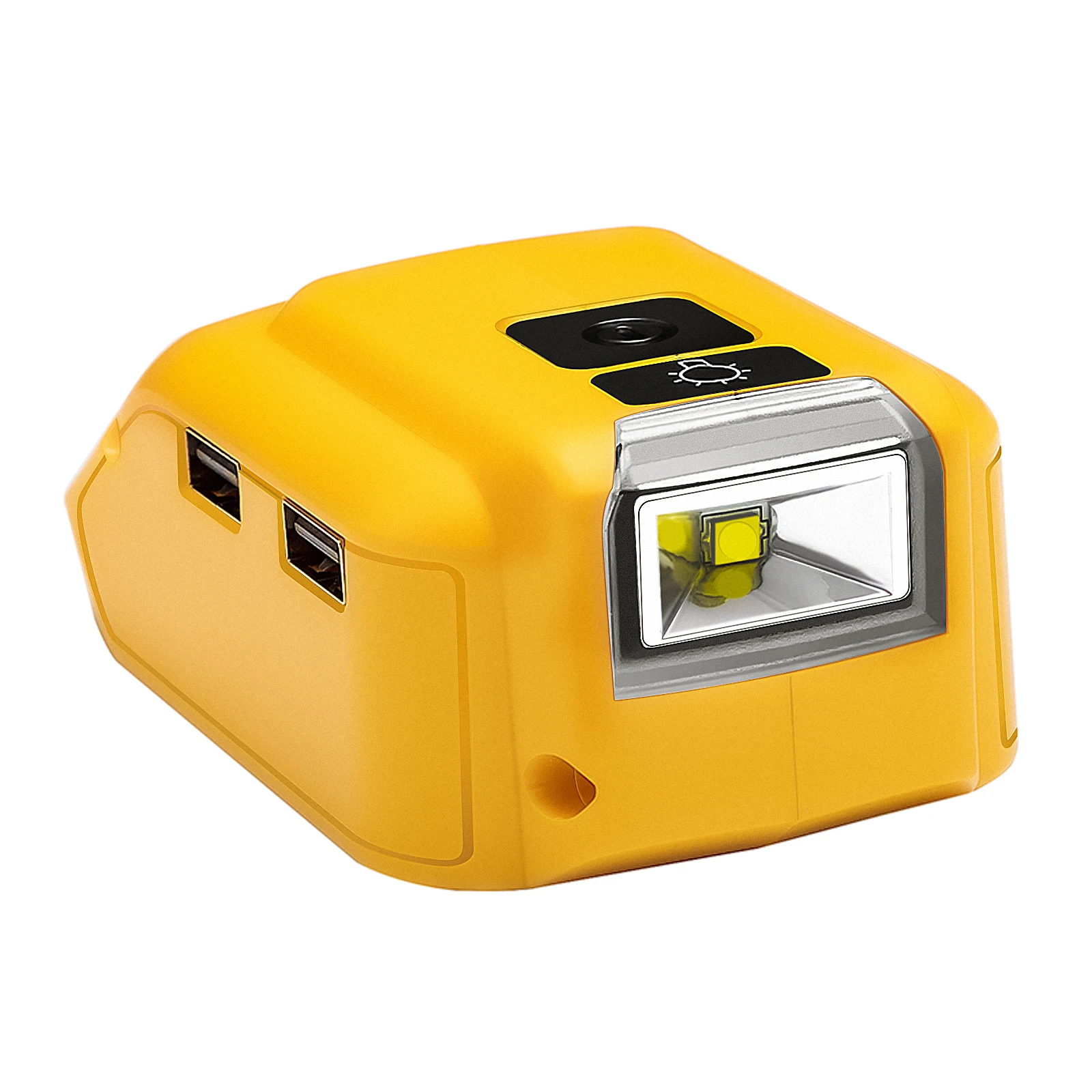 

DCB090 Battery Adapter For Dewalt 20v Battery USB Charger Adaptor with LED Work Light Power Source Power Station Supply portable