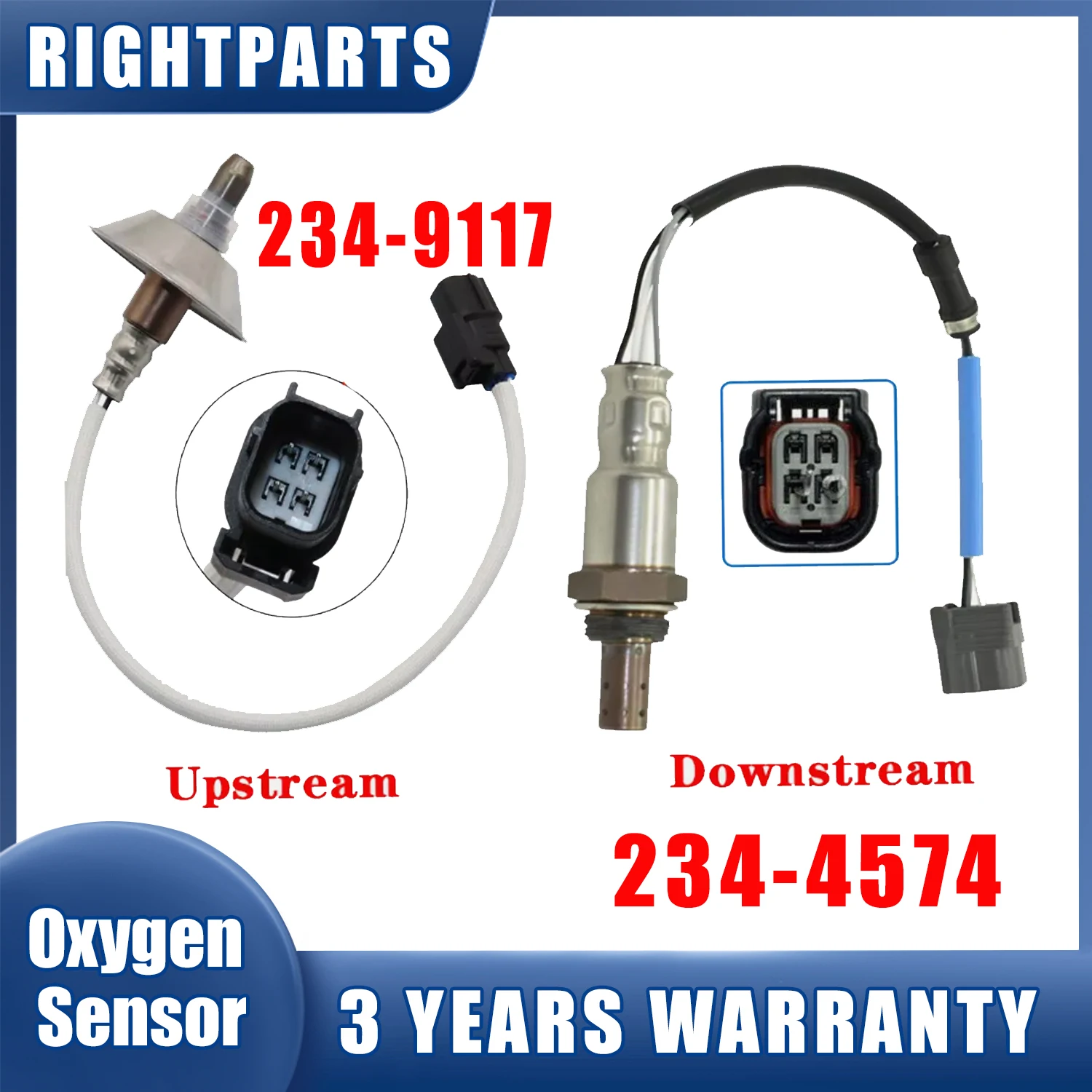 234-9117 234-4574 2 шт. Лямбда-зонд кислорода O2 для Honda Civic 1.5L 2013 2014 2015 гибрид 36531-RE0-003 365325 A2A01