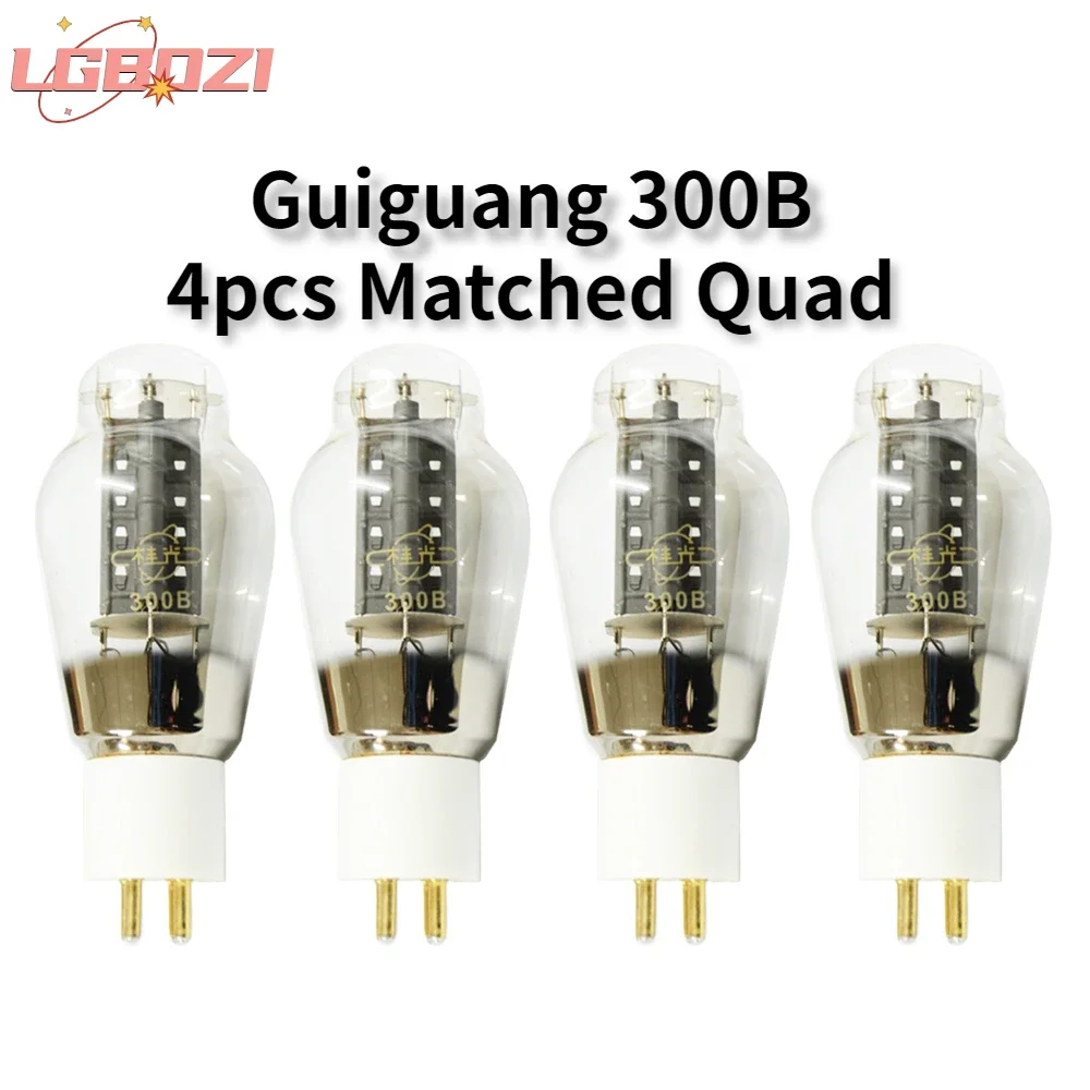Фото Вакуумная лампа Guiguang 300B (замена 300B, 300B-98, 4300B) для усилителей Hi-Fi аудио, точная подборка, четырехканальная №2