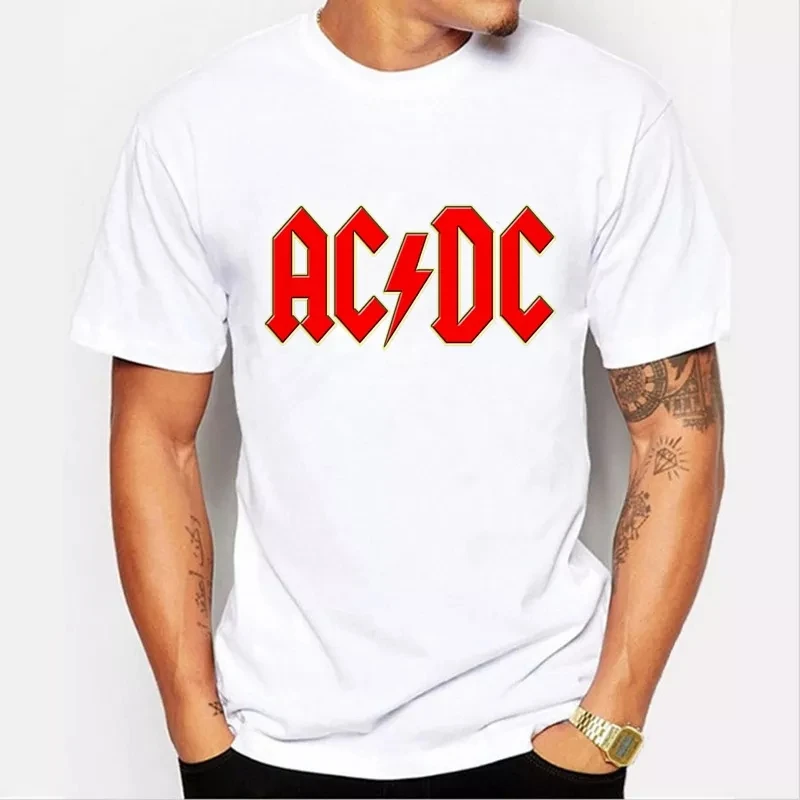 

The Evolution AC DC Printed Summer Brand T shirt Men s fashion New Style T (5)