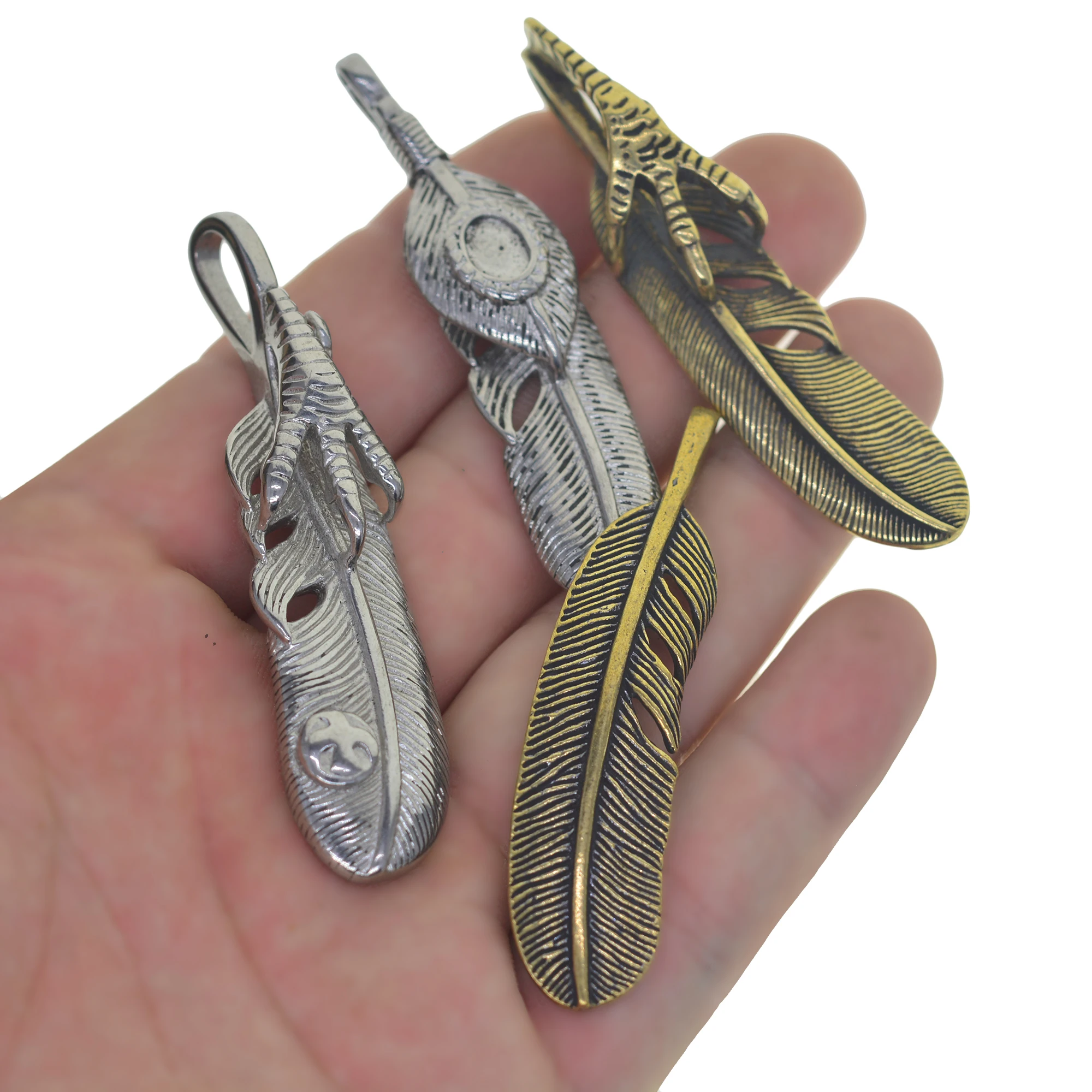 Большая подвеска орла из латуни и стали для рукоделия