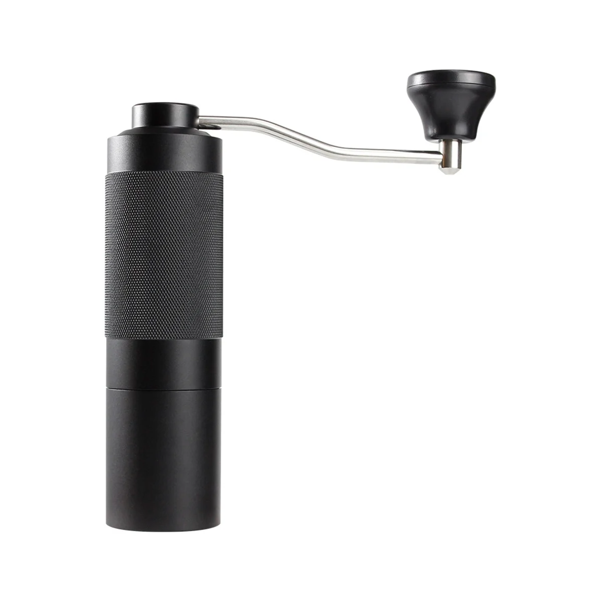 

Manual Coffee Grinder Portable Adjustable Stainless Burr for Kitchen Black