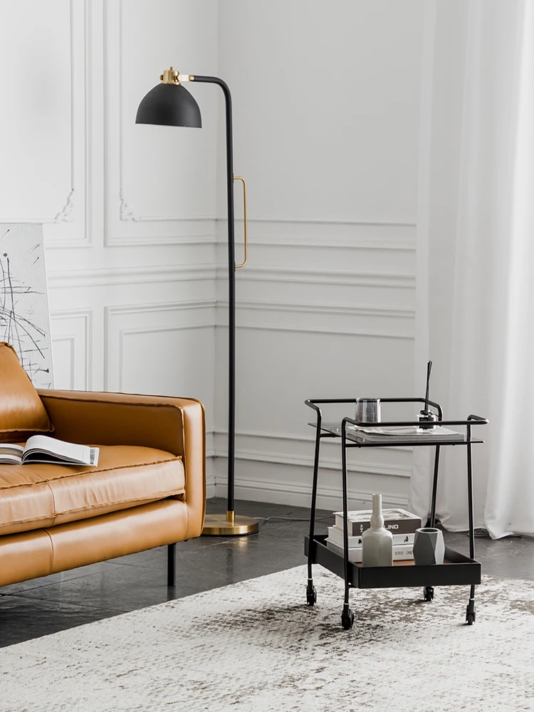 

Роскошная железная обеденная машина креативная боковая кухонная стойка для хранения многофункциональная тележка