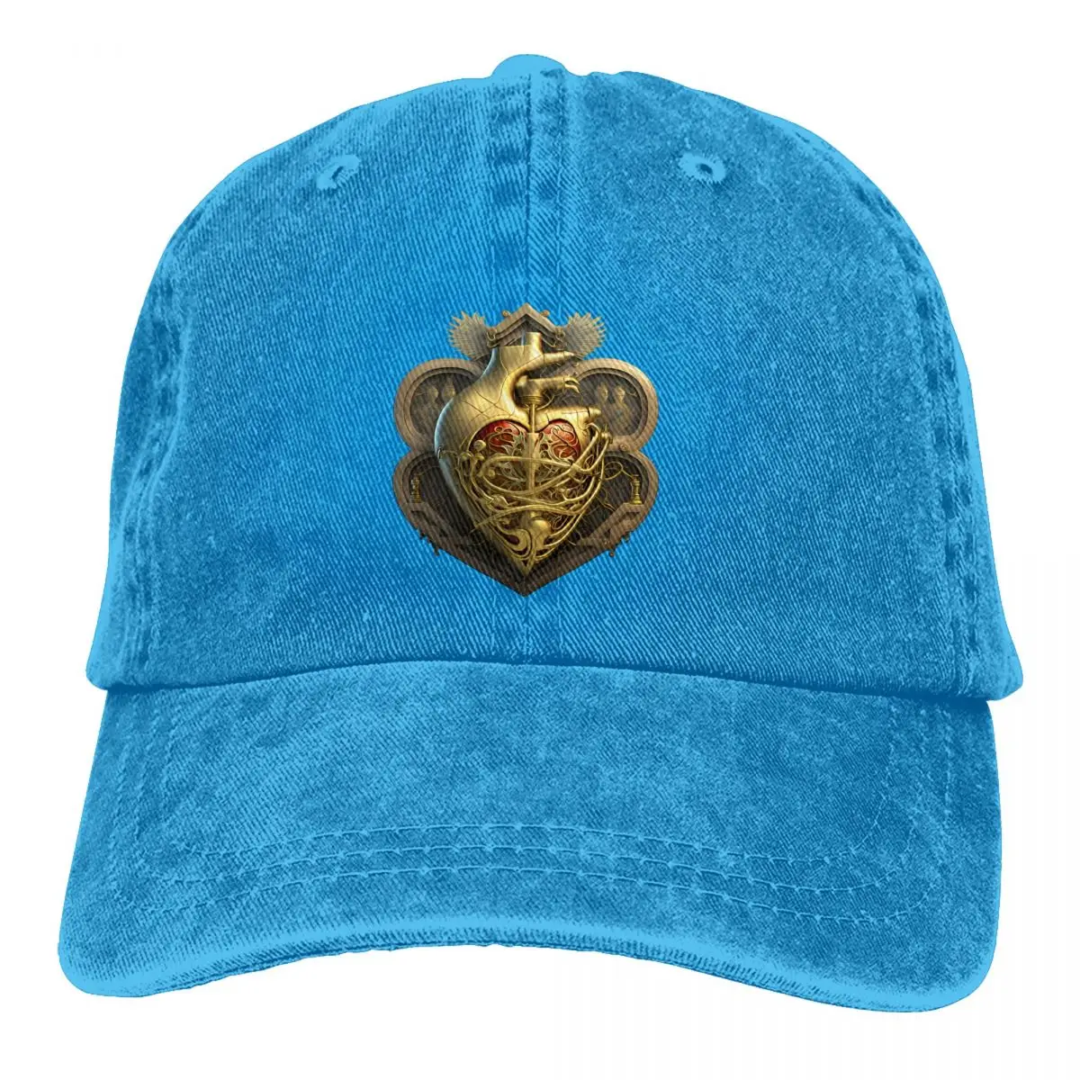 

Golden Royal Baseball Caps Peaked Cap Atomic Heart Robot Twins USSR Russia Russian FPS Game Sun Shade Hats for Men Women