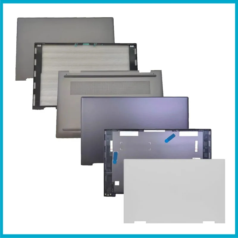 Фото Задняя верхняя крышка LCD-экрана для ноутбуков HP ENVY X360 15-EW 15-EY 15Z-EY 15T-EW TPN-C157 C158, передняя рамка, петли, нижняя часть LCD-экрана №1