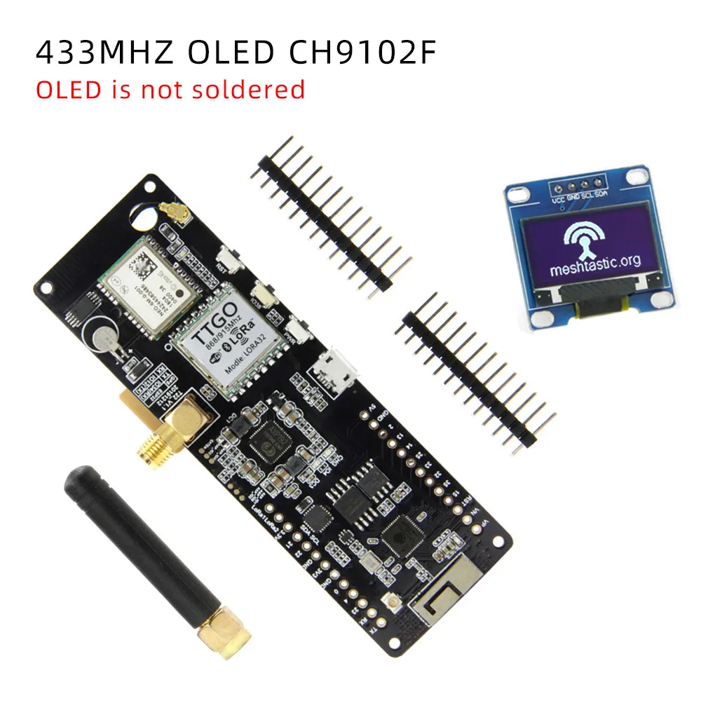 Плата разработки LILYGO TTGO T-Beam V1.2 ESP32 LoRa GPS WiFi Bluetooth для Meshtastic (art.: 3920d4de183c2) - 3920d4de183c2