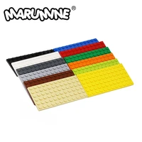 marumine 6x12 base plate 5pcs building blocks baseplate create classic moc bricks construction bulk parts compatible with 3028