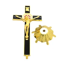 diy jewelry making accessories jesus exorcism cross pendants for necklaces zinc alloy material christian supplies