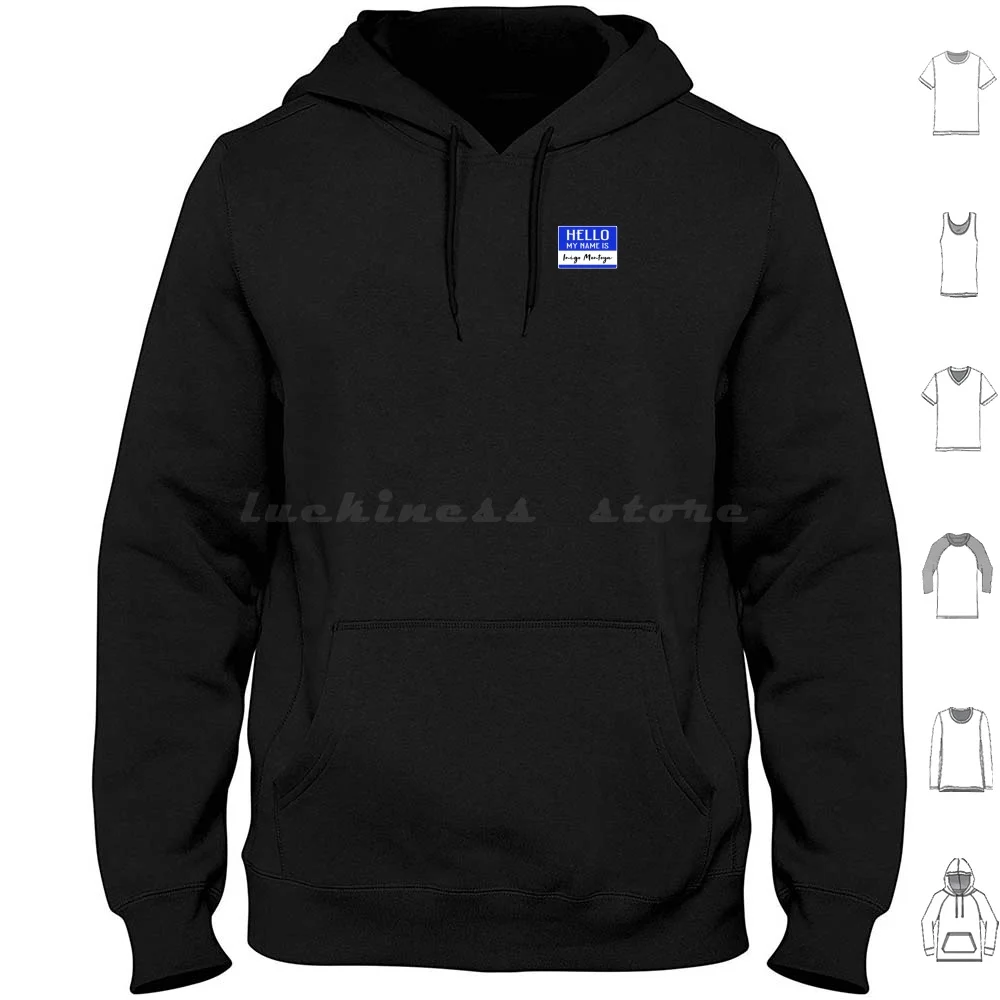 

Hello , My Name Is… Blue Hoodie cotton Long Sleeve Popular 80S Movies Romance Adventure Movie 80S Box Office Hits The