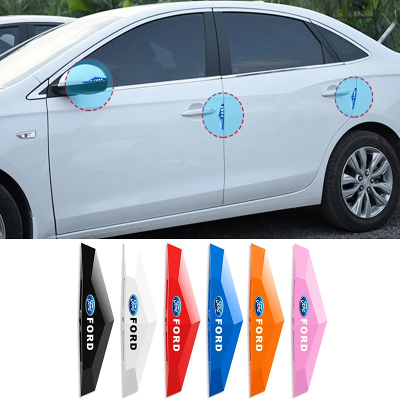 

Car Door Rearview mirror Anti Collision Sticker voice alert for Ford Focus F150 Mondeo Ecosport Explorer Transit Ranger Explorer