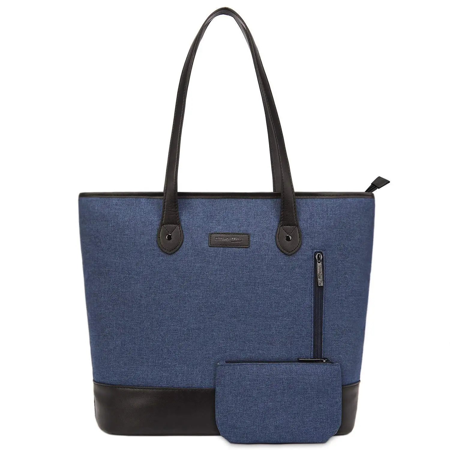 

Women 15.6 Inch Laptop Tote Bag Floral Pattern Notebook Shoulder Bag Lightweight Multi-Pocket Business Work Office Briefcase