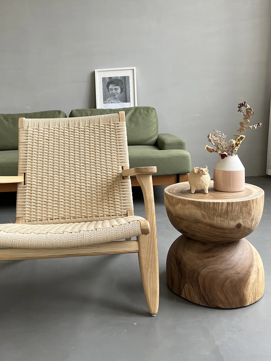 y w stylu nordyckim z litego drewna osobowość twórcza drewniany stolik nocny molo