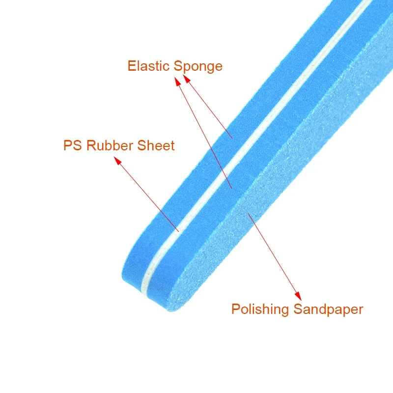 Meisha 7 шт. высококачественная шлифовальная пилочка для ногтей буферный блок