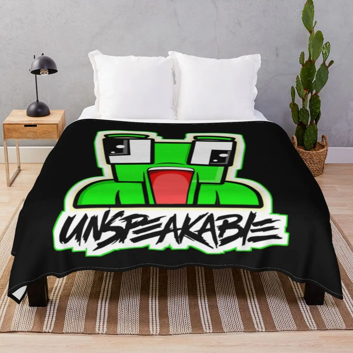 Unspeak.able Perfect Blankets Flannel Decoration Warm Throw Blanket for Bedding Sofa Camp Cinema