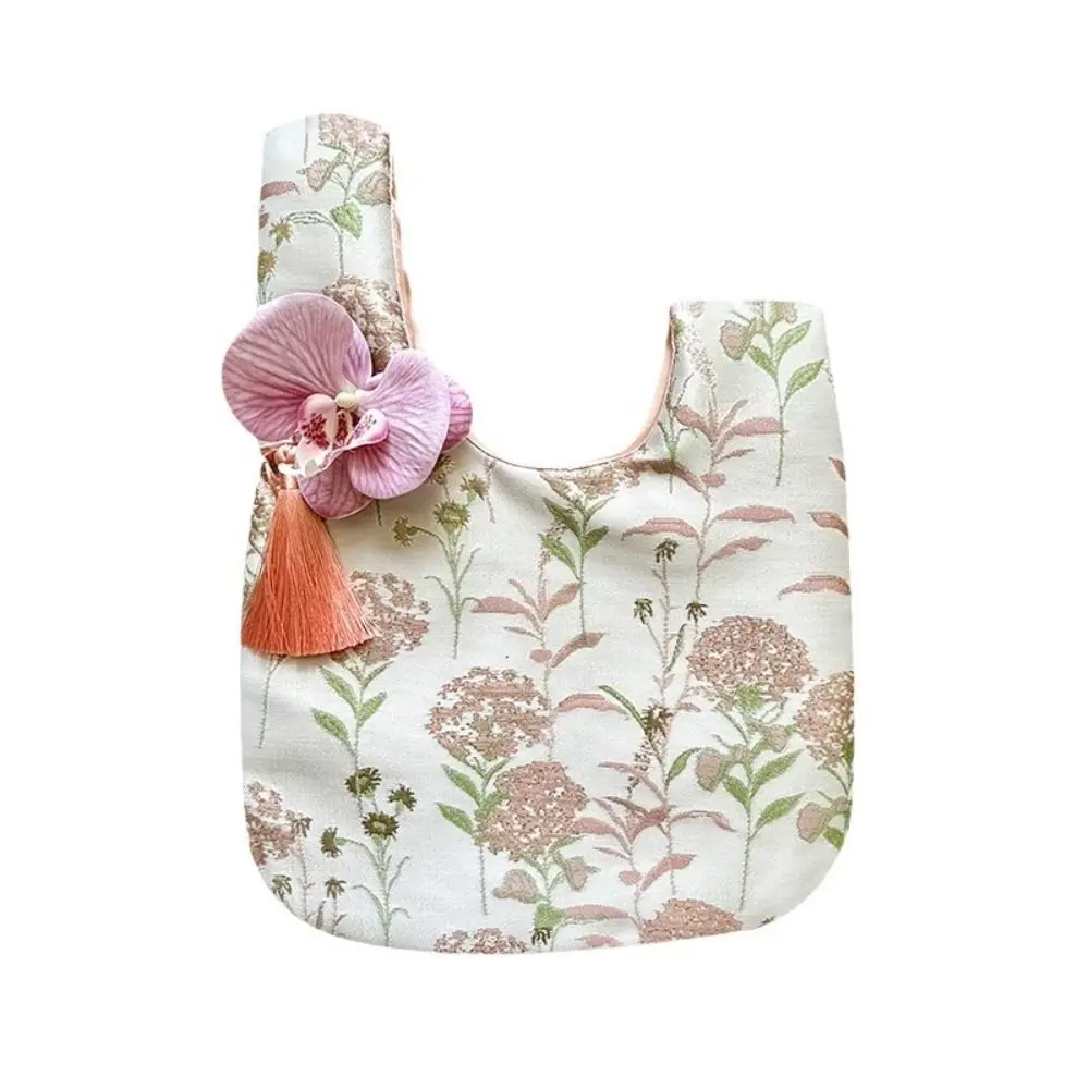 Маленькая Сумочка с кисточкой и узлом сумка для хранения сумочка в китайском